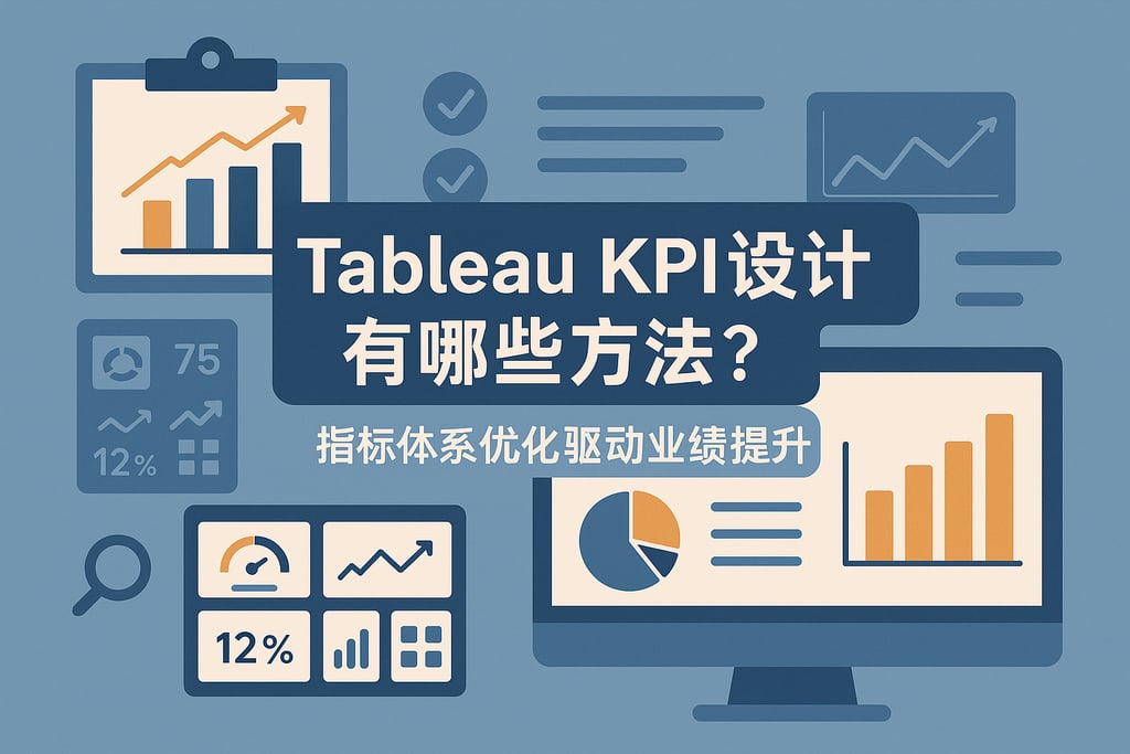 Tableau KPI设计有哪些方法？指标体系优化驱动业绩提升